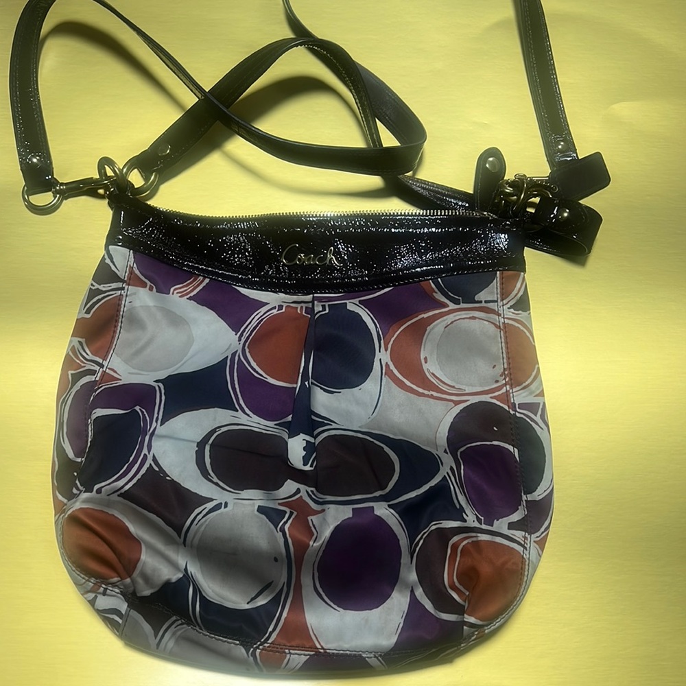 Coach 12x12 multicolor crossbody